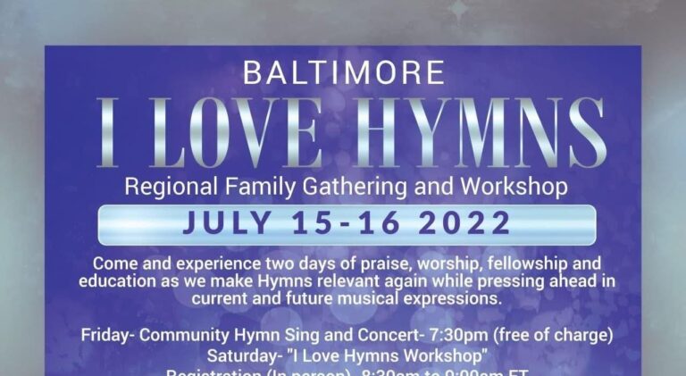 Phillip Carter’s ‘I Love Hymns Family Gathering’ travels to Baltimore