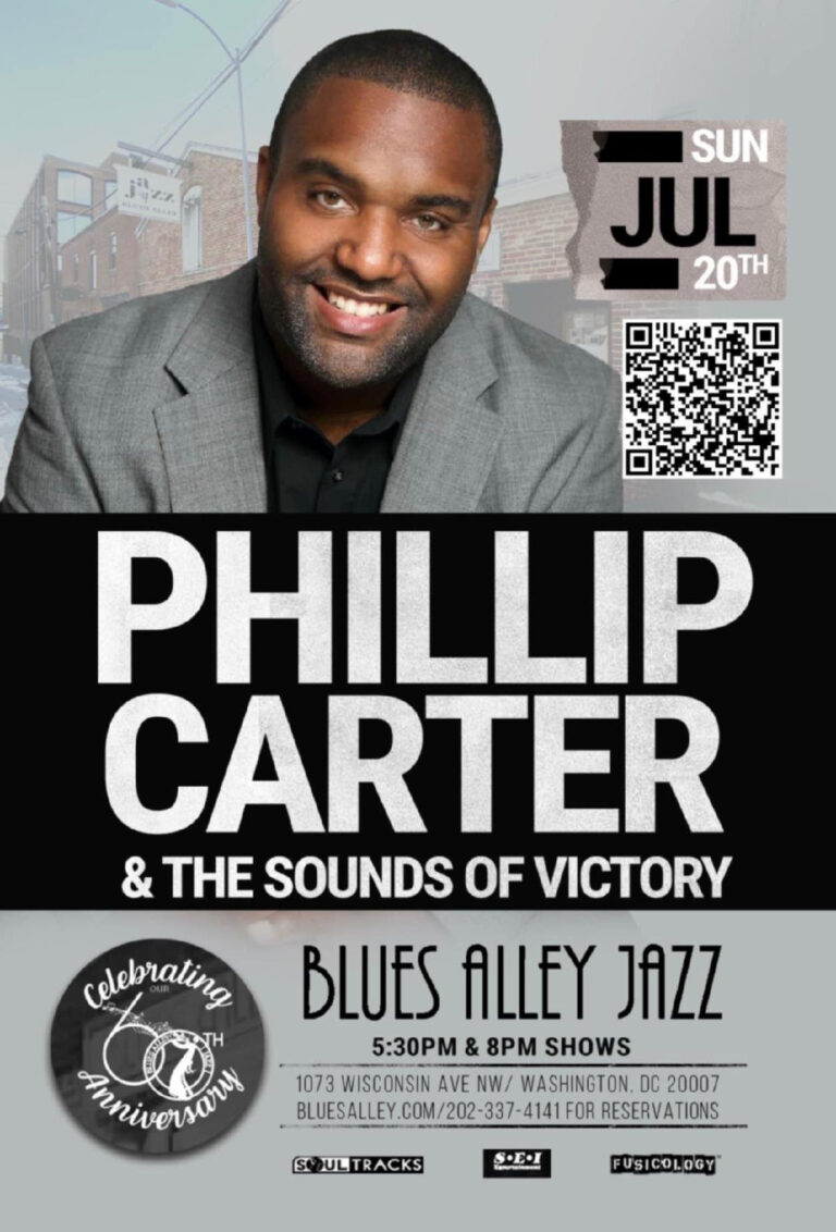 Phillip Carter & SOV Set to Present A Night of Inspiration at Blues Alley