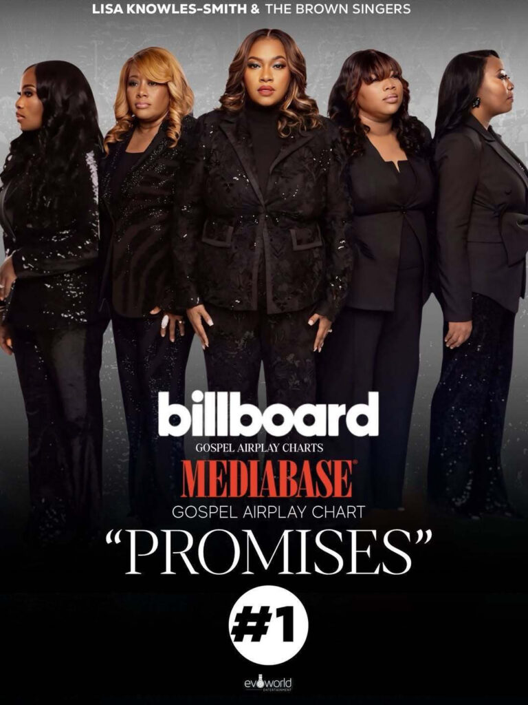Lisa Knowles-Smith & The Brown Singers Make History With #1 Billboard Gospel Airplay Charting Hit ‘Promises’