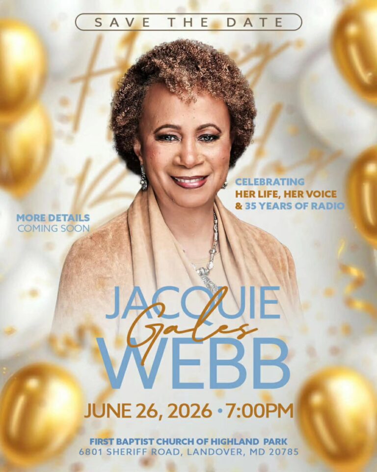 A Tribute to Jacquie Gales Webb Is Coming This June: Celebrating Her Life, Voice, and 35 Years of Radio
